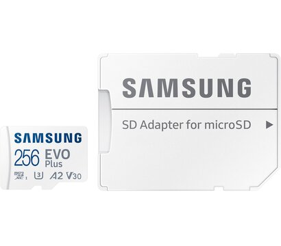 Изображение 3 Карта памяти Samsung Evo Plus microSDXC 256GB UHS-I/U3 Class 10  + SD-адаптер - MB-MC256SA/EU