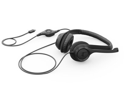 Изображение 5 Наушники Logitech H390 USB-C Midnight Black (981-001576) с микрофоном