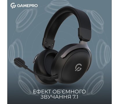 Изображение 6 Bluetooth гарнитура GamePro Asgard Freya Pro Black (HSW201B)