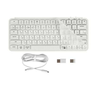 Зображення 2 Клавіатура Keychron B1 Pro Ivory White (B1P-K8-UA)