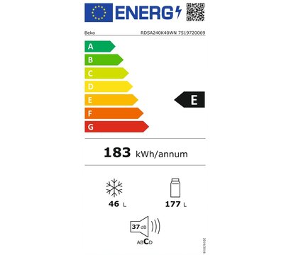 Зображення 4 Холодильник Beko RDSA240K40WN