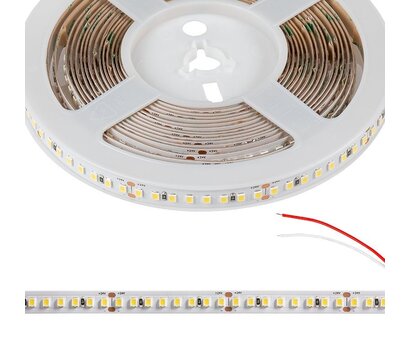 Зображення 2 LED стрічка Lightwell 2835 120LED 24V 3000k 5mm White на, Колір світіння: 3000K