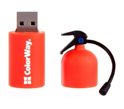 Зображення 2 USB флеш накопичувач ColorWay Fire 64GB USB 3.0 Red (CW-USBFE64)