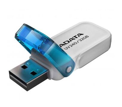Изображение 2 USB флеш накопитель Adata UV240 32GB USB 2.0 White (AUV240-32G-RWH)
