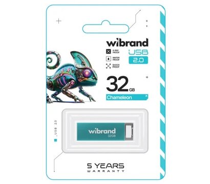 Изображение 2 USB флеш накопитель Wibrand Chameleon Light 32GB USB 2.0 Blue (WI2.0/CH32U6LU)