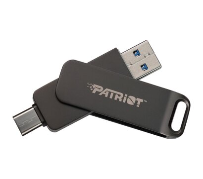 Изображение 3 USB флешка Patriot Rage R550 Matte 128GB USB 3.2/Type-C Black (PE128GR550DSAD)