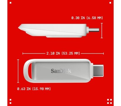 Изображение 3 USB флеш накопитель SanDisk Phone Drive Arctic 128GB USB 3.2 White (SDIXS0N-128G-GN6NE)