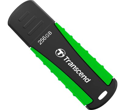 Зображення 3 USB флеш накопичувач Transcend JetFlash 810 256GB USB 3.1 Rugged Black/Green (TS256GJF810)