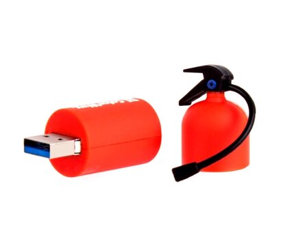 Зображення 4 USB флеш накопичувач ColorWay Fire 64GB USB 3.0 Red (CW-USBFE64)