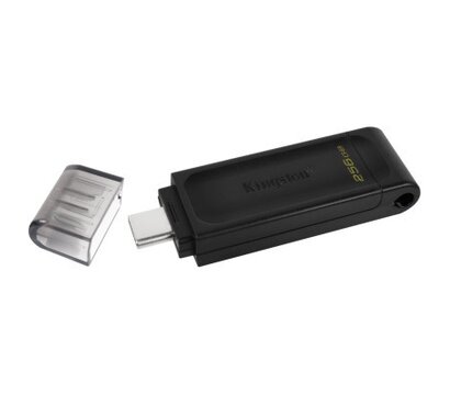 Изображение 4 Накопитель USB Kingston DataTraveler 70 256GB USB 3.2 Black (DT70/256GB)