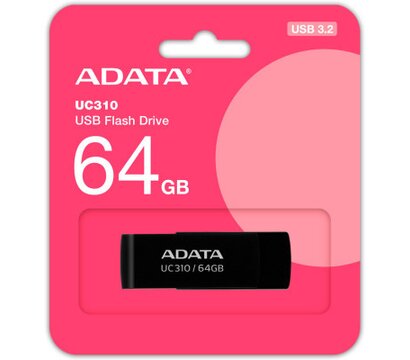 Зображення 4 USB флеш накопичувач Adata UC310 64GB USB 3.0 Black (UC310-64G-RBK)