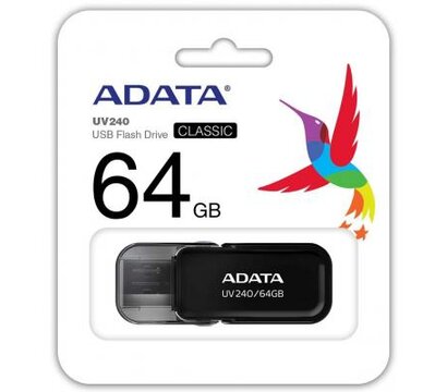Зображення 4 USB флешка Adata UV240 64GB USB 2.0 Black (AUV240-64G-RBK)