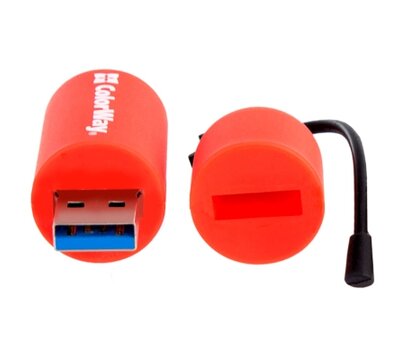 Зображення 5 USB флеш накопичувач ColorWay Fire 64GB USB 3.0 Red (CW-USBFE64)