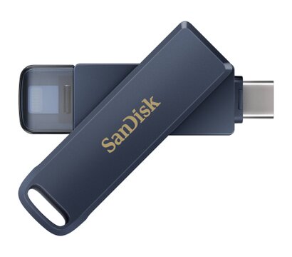 Зображення 5 Накопичувач USB SanDisk Phone Drive for iPhone 128GB Lightning/Type-C Metallic Sky (SDIXD0N-128G-GN6NE)