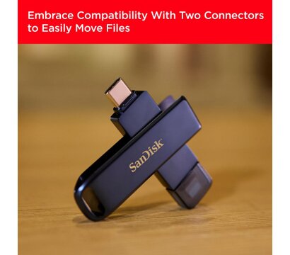 Зображення 6 Накопичувач USB SanDisk Phone Drive for iPhone 128GB Lightning/Type-C Metallic Sky (SDIXD0N-128G-GN6NE)