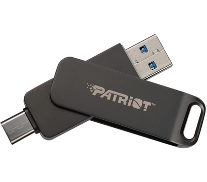 Зображення 2 USB флешка Patriot Rage R550 64GB USB/Type-C 3.2 Matte Black (PE64GR550DSAD)