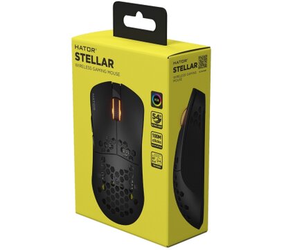 Зображення 6 Миша Hator Stellar Wireless/Bluetooth/USB Black (HTM650)