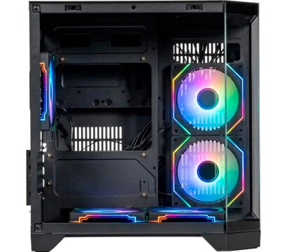 Зображення 3 Корпус Qube Crystal ARGB Black (CRYSTAL_GBNU3)