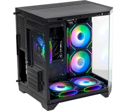 Зображення 5 Корпус Qube Crystal ARGB Black (CRYSTAL_GBNU3)
