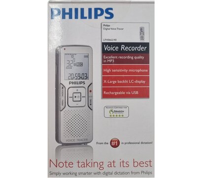 Зображення 2 Диктофон Philips LFH0662/40 Silver