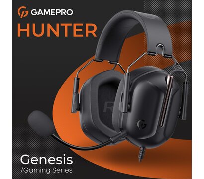 Изображение 4 Наушники GamePro Genesis Hunter Black (HS1350B) геймерские