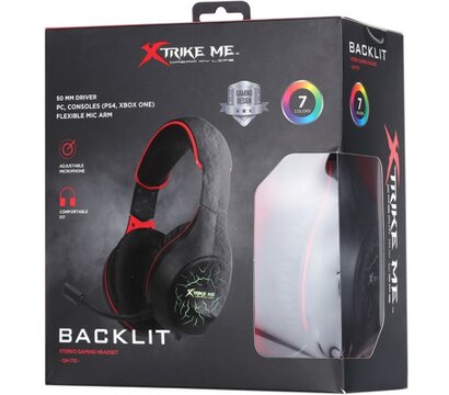 Изображение 5 Наушники Xtrike ME GH-710 Rainbow Black с микрофоном