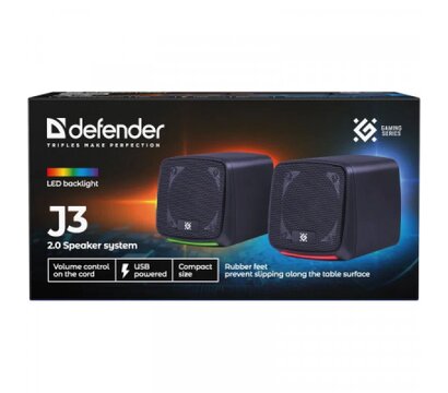 Зображення 6 Акустична система 2.0 Defender J3 Black (65963)