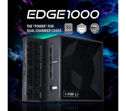 Зображення 2 Блок живлення Lian Li EDGE1000, 80 Plus Platinum Black (G9P.EG1000.BE00.EU)