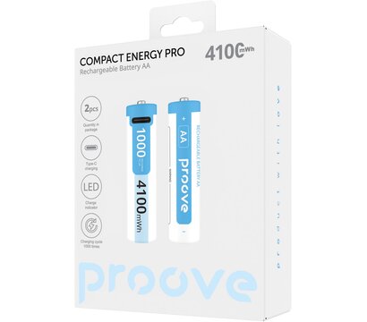 Изображение 2 Аккумулятор Proove AA/HR06 NI-MH 2700 mAh 2шт (RBCE40702002)