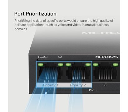 Изображение 3 Свитч Mercusys MS105GP