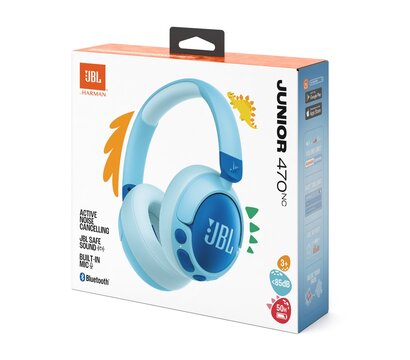 Зображення 5 Bluetooth гарнітура JBL Junior 470NC Blue (JBLJR470NCBLU)