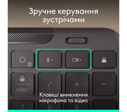 Зображення 5 Комплект мишка + клавіатура Logitech Signature Slim Combo MK620 Graphite - 920-013349
