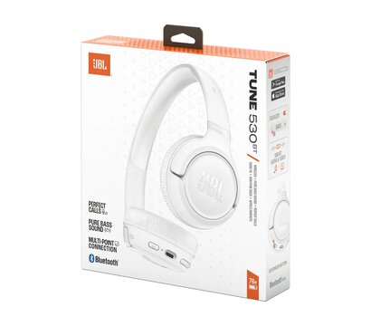 Изображение 6 Bluetooth гарнитура JBL Tune 530BT White (JBLT530BTWHTEU)