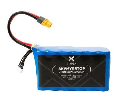 Зображення 3 Акумулятор для дрона Vinga Li-Ion 6S3P 15000mAh 10 шт (V6S3P-10PCS-15000MAH)