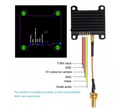 Изображение 5 Видеопередатчик AKK Race Ranger 1.6W 5.8GHz 48CH L,X Band (TX1918LX)