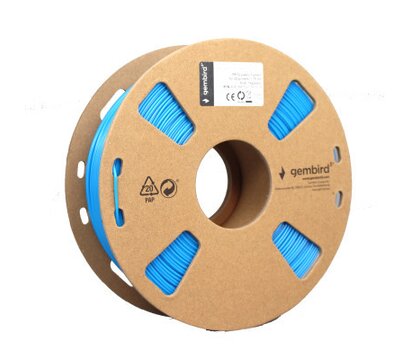 Изображение 2 Филамент пластик Gembird PETG 1.75mm 1kg Blue (3DP-PETG1.75-01-B)