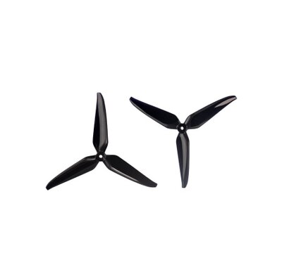 Зображення 2 Пропелери для дрона Gemfan 7140 PC 3 Blade - Black 2xCW/2xCCW (PMPC7140-3B)