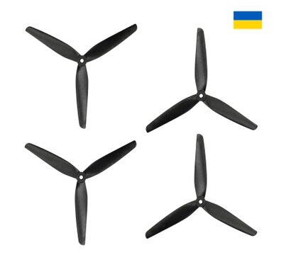 Зображення 2 Пропелери для дрона Prop UA CF10х5x3 2СW+2CCW (GF10х5)