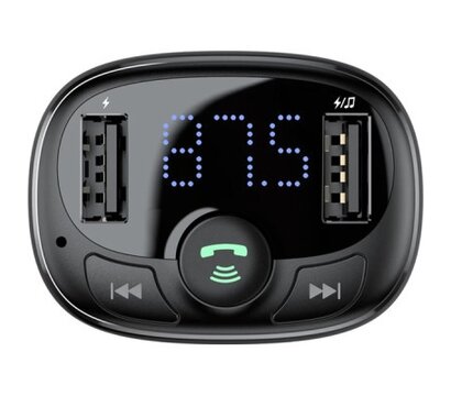 Изображение 5 FM модулятор Baseus FM Launcher S-09A Black (CCMT000001),