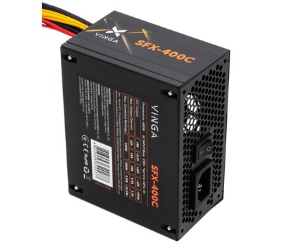 Зображення 5 Блок живлення Vinga SFX-400С ОЕМ 400W