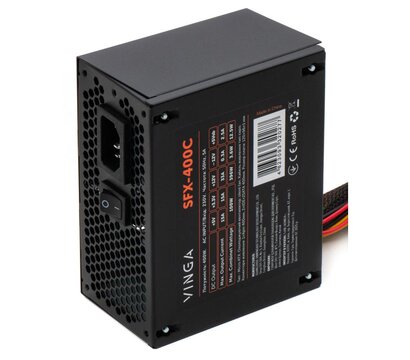 Зображення 6 Блок живлення Vinga SFX-400С ОЕМ 400W
