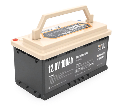 Зображення 2 Lifepo4 акумулятор Power Queen P12V100-RV190-BT-4-AC150 LiFePO4, 12.8V 100Ah