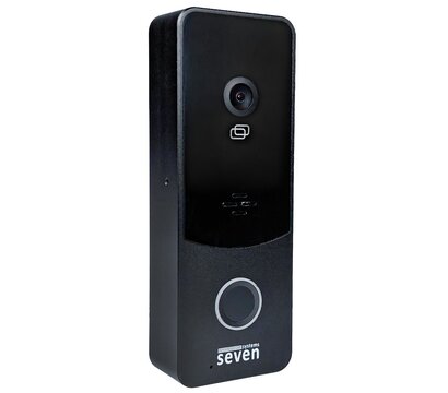 Зображення 4 Панель виклику Seven CP-7508 FHD Black на 200 абонентів, Колір корпусу: чорний