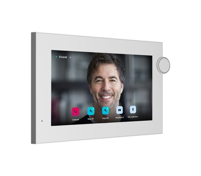 Зображення 4 Комплект відеодомофона Bas-IP BAS KIT AZ07LL white + AV-06 black