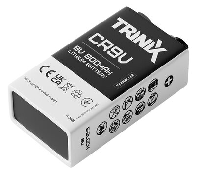 Изображение 4 Аккумулятор Trinix CR9V 9V LiMnO2 800mAh (28-00035)