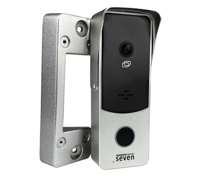 Зображення 6 Панель виклику домофона Seven CP-7508 FHD Silver, Колір корпусу: сріблястий