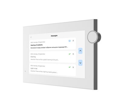 Зображення 5 Комплект відеодомофона Bas-IP BAS KIT AZ07LL white + AV-06 black