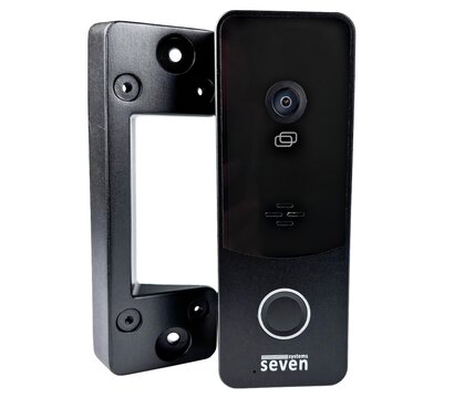 Зображення 7 Панель виклику Seven CP-7508 FHD Black на 200 абонентів, Колір корпусу: чорний