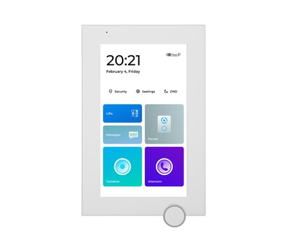 Зображення 6 Комплект відеодомофона Bas-IP BAS KIT AZ07LL white + AV-06 black