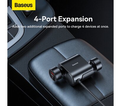 Зображення 16 Зарядний пристрій Baseus High Efficiency Pro 1-for-2 (C00455300121-00)